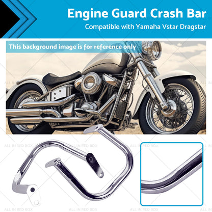 Engine Guard Highway Crash Bar Chrome for Yamaha V-Star XVS400 XVS650 (1998-2016)