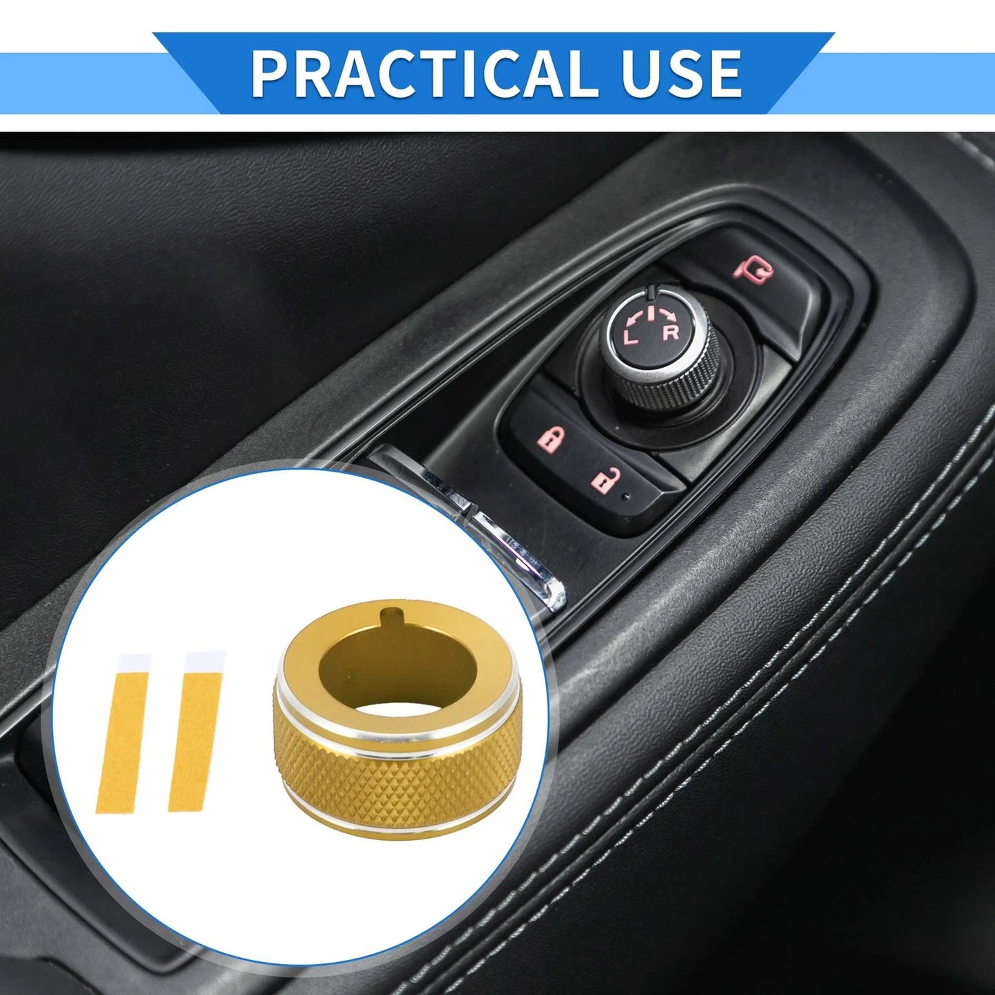 Rear View Mirror Adjust Knob Cover for Subaru Forester (2019-2024)