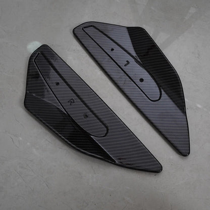 2 x Carbon Black Rear High Wing Spoiler Side Winglets for Corvette C8 (2020-2024)