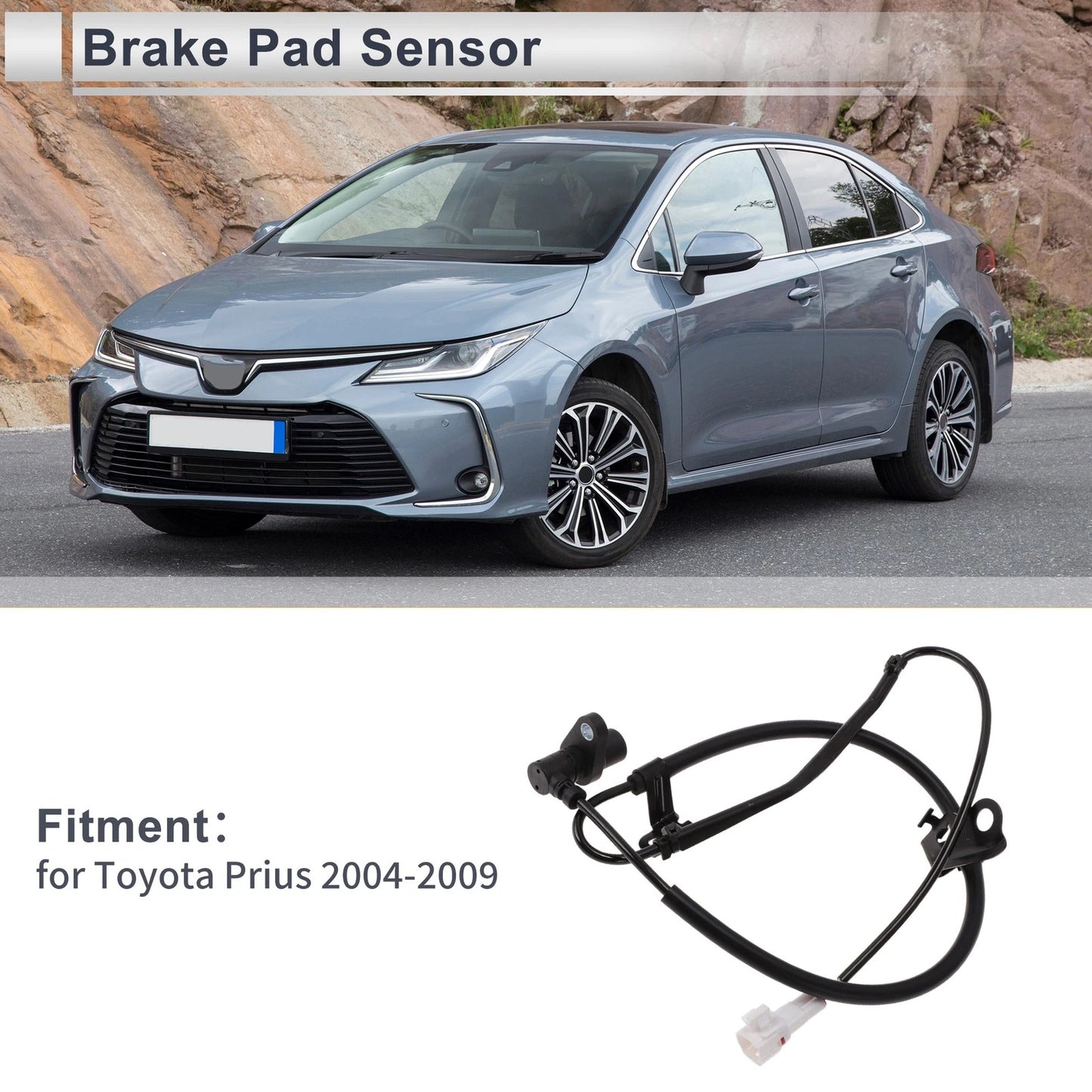 Front Wheel Brake Pad Wear Sensor for Toyota Prius