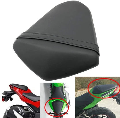 Black Rear Pillion Passenger Seat for Kawasaki Ninja 300 (2013-2017)