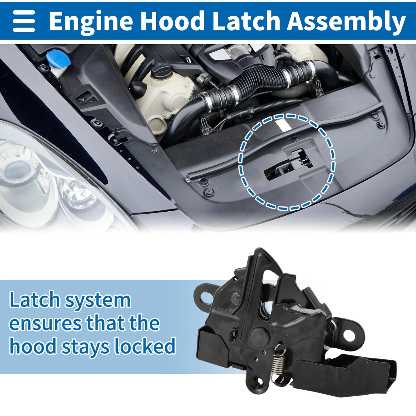 Hood Latch Assembly for Toyota Camry (2012-2014)