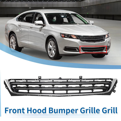 Front Lower Bumper Grille Chrome Silver Tone for Chevrolet Impala (2014-2020)
