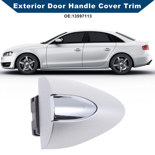 Exterior Door Handle Cover Trim Silver Tone for Buick LaCrosse (2017–2019)