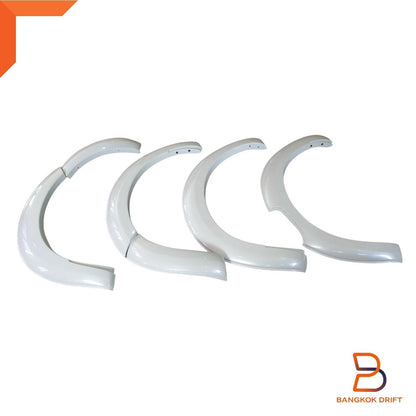 White QM1 Fender Flares for Nissan Navara D23 Ute (2021-2024)