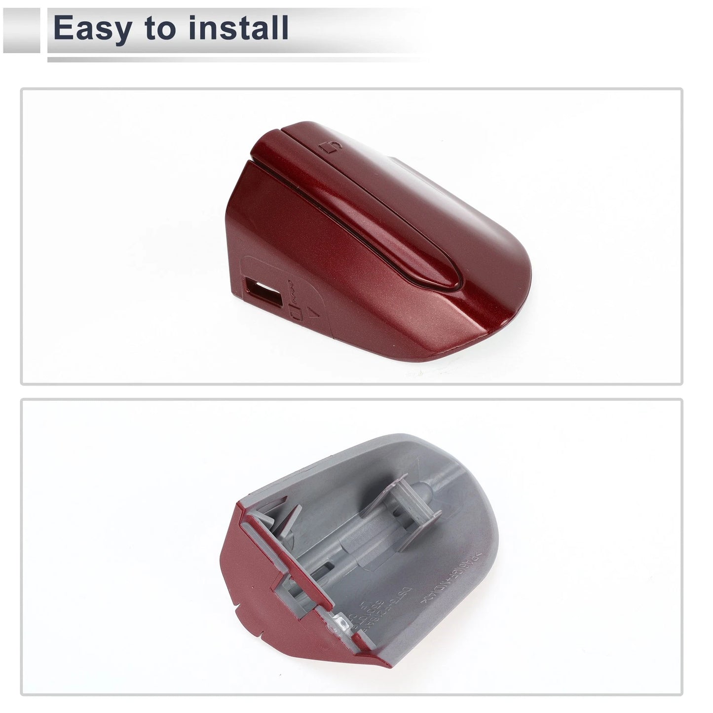 Front Left Door Handle Protector for Ford Mondeo Edge Taurus (2013-2020) Red