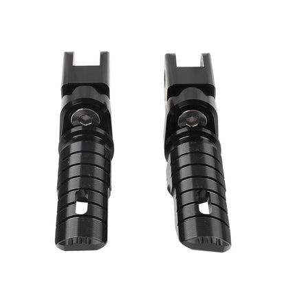 Black Front Footrests for Aprilia RSV4 Factory, Tuono 660 (2009-2023)