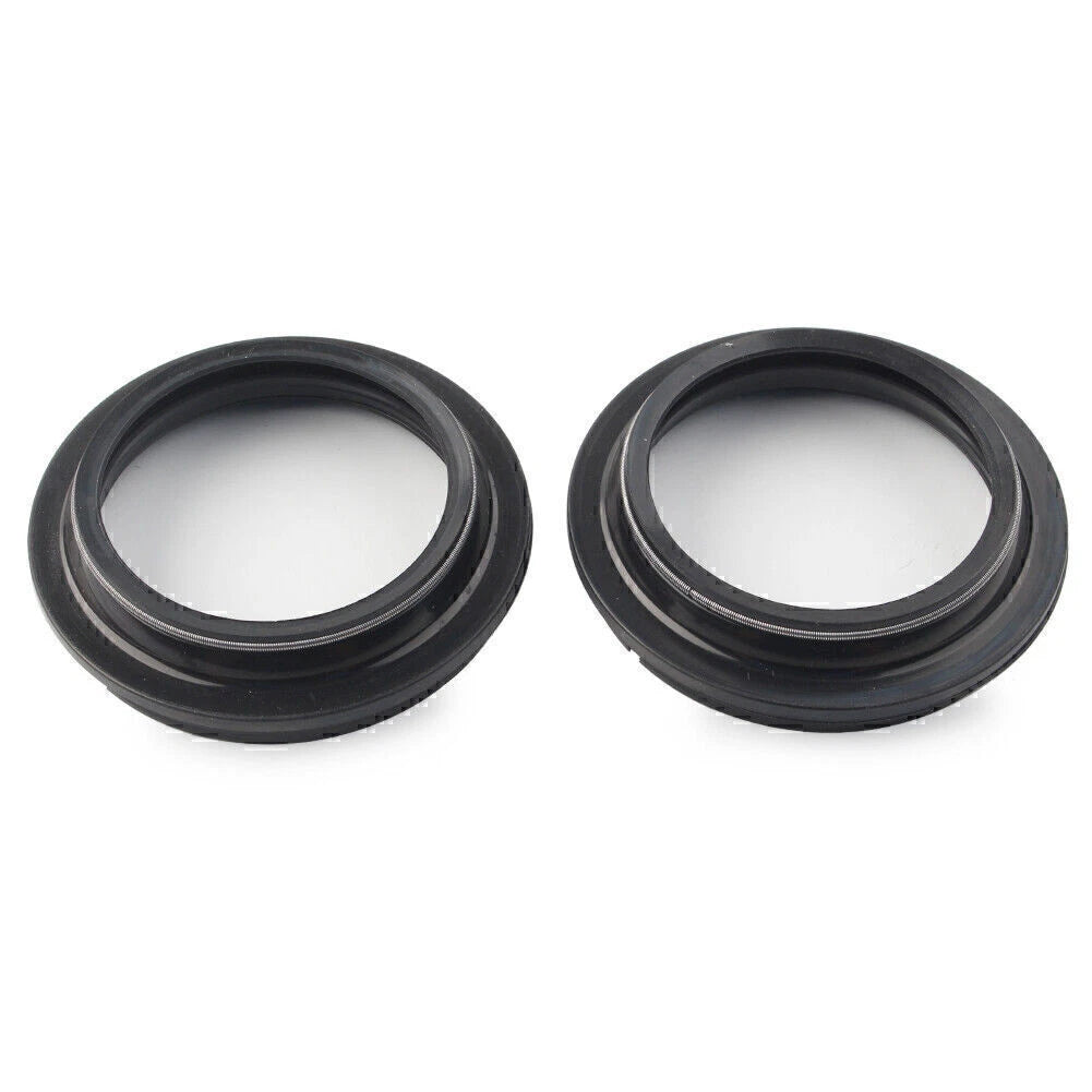 Black Dust Seals for Motorcycle Front Fork Damper Shock Absorber 41X53MM
