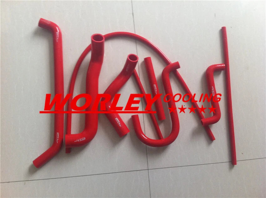 Silicone Radiator Coolant Hose Red for Ford Falcon AU1 AU2 4.0L 6 Cyl (1998-2002)