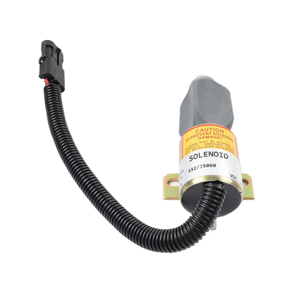 24V Fuel Stopper Shutoff Solenoid for JS130 JS160 JS180 JS240