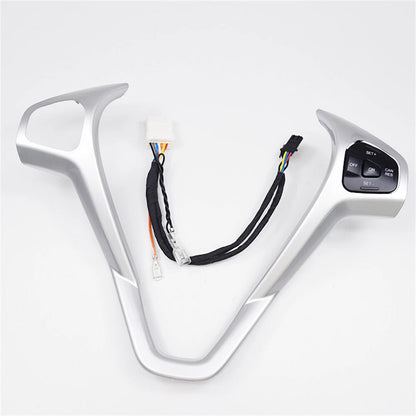Steering Wheel Frame Cover + Right Cruise Button for Ford Fiesta (2011-2019)