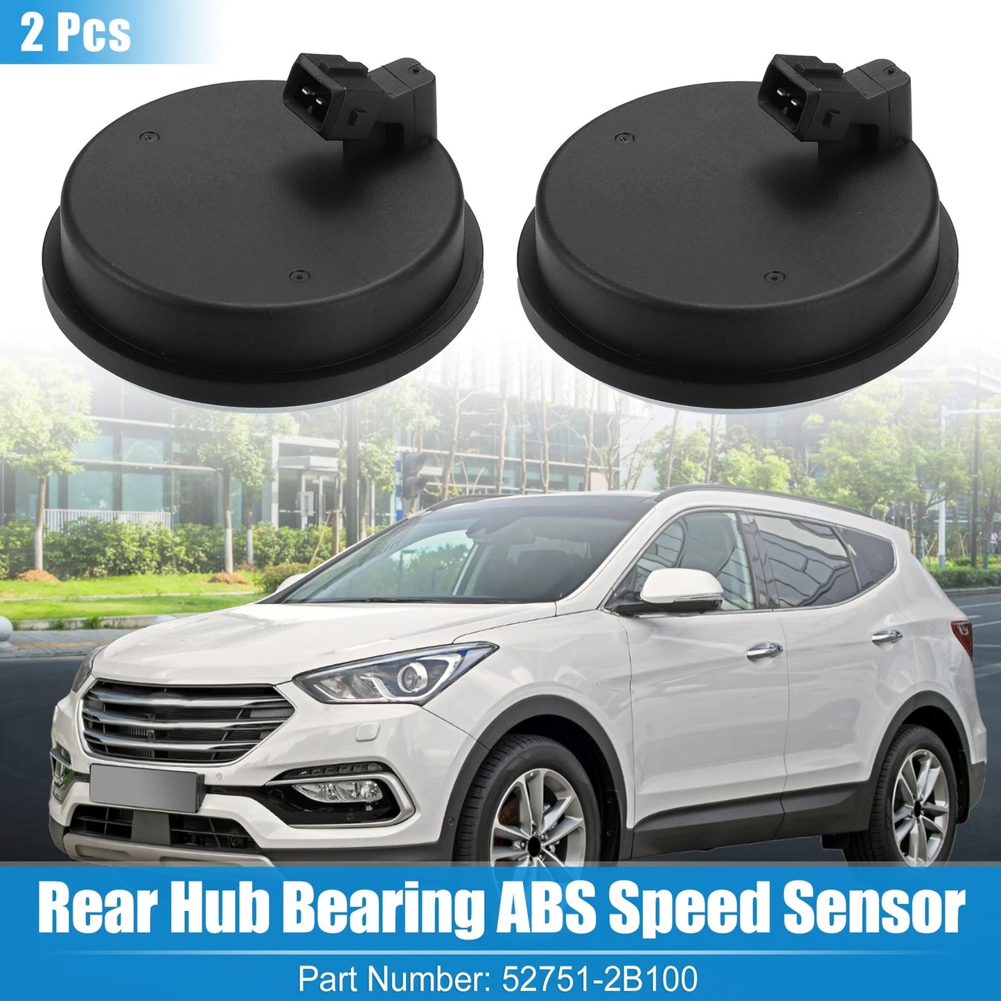 Rear Hub Bearing ABS Speed Sensors for Hyundai Santa Fe, Kia (2001-2023)