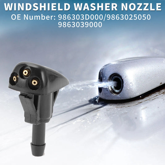 2 x Front Windshield Washer Nozzles for Kia Sorento (2003-2009)