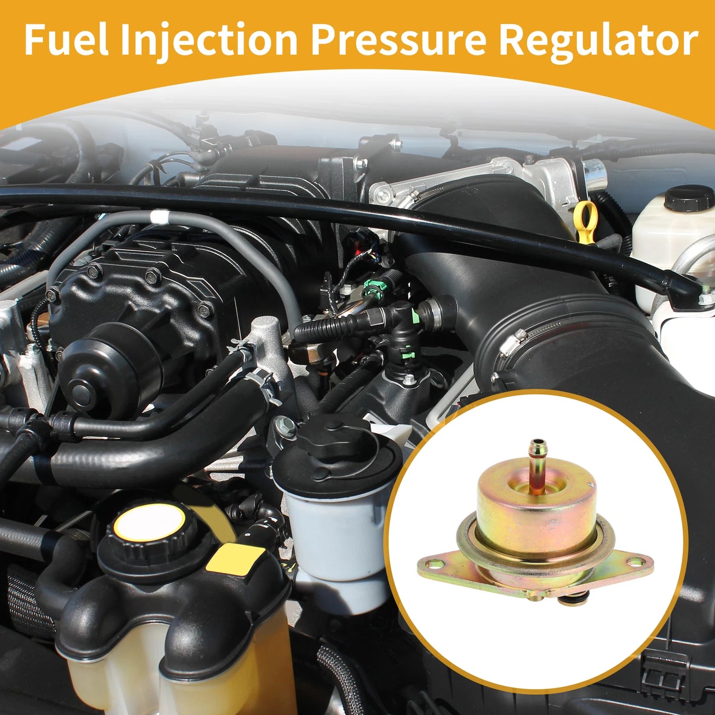 Fuel Pressure Regulator for Ford E-150 E-250 E-350 (1994-1999) 1 x Pc