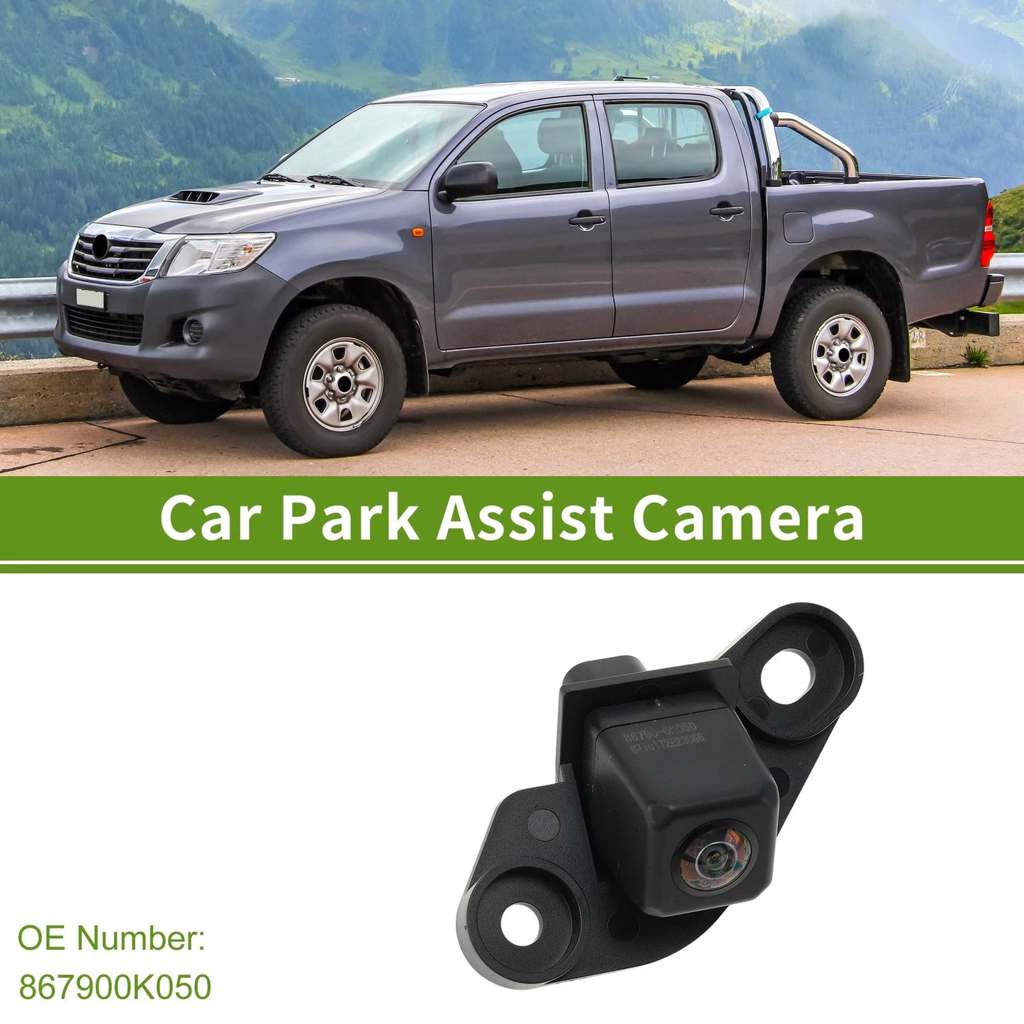 Rear View Backup Camera for Toyota HILUX (2021-2024)
