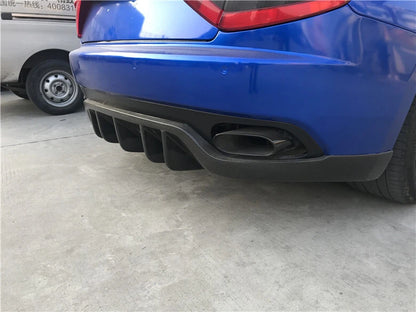 Carbon Fiber Rear Bumper Diffuser Lip Spoiler For Maserati GranTurismo 06-14