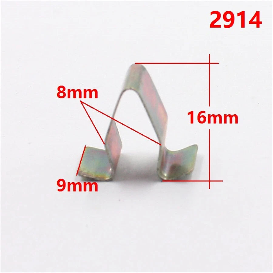 40Pcs Metal Retaining Clips for Universal Car Dash Radio Panel Fasteners