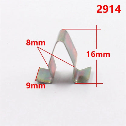 40Pcs Metal Retaining Clips for Universal Car Dash Radio Panel Fasteners