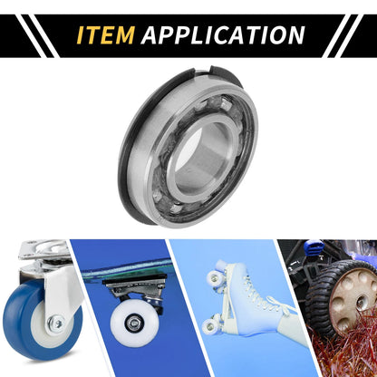 6002NR 15x32x9mm Deep Groove Ball Bearings P6 for Scooter Skateboard Wheel