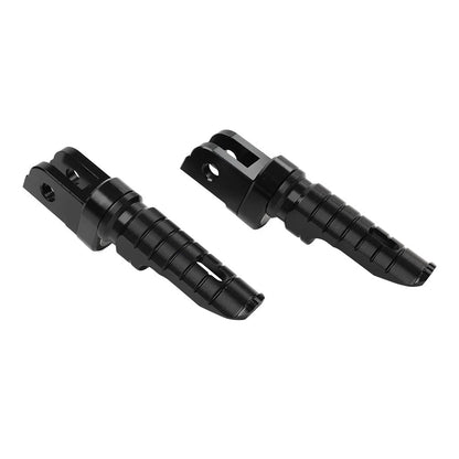 Black Front Footrest Pegs for BMW R Nine T Scrambler/Pure, F900R, F900XR (20-23)