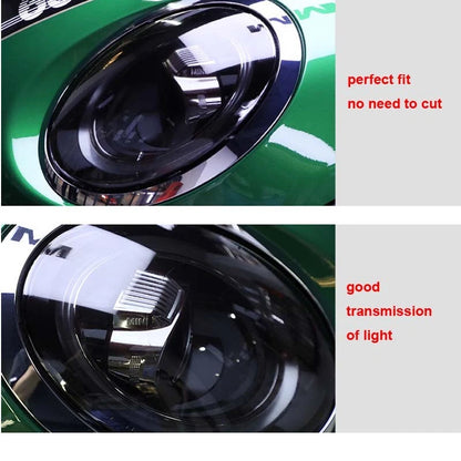 Smoke Black TPU Headlight Sticker Film Fit For Mini Cooper R60 Countryman 12-18