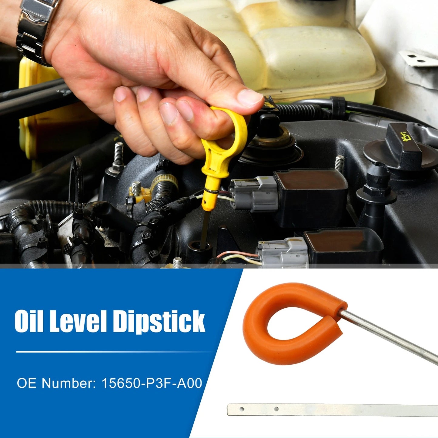 Engine Oil Level Indicator Dipstick for Honda CR-V (1997-2001)