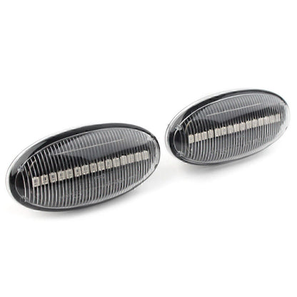 LED Dynamic Side Marker Sequential Blinker Amber Lights for Mazda 2 3 5 MPV
