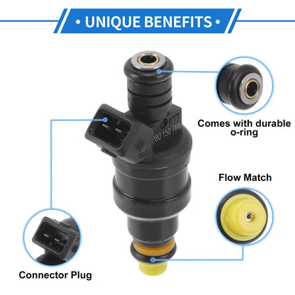 Fuel Injector for Ford Explorer 4.0L V6 (1990-1992) - 1 x No.0280150766