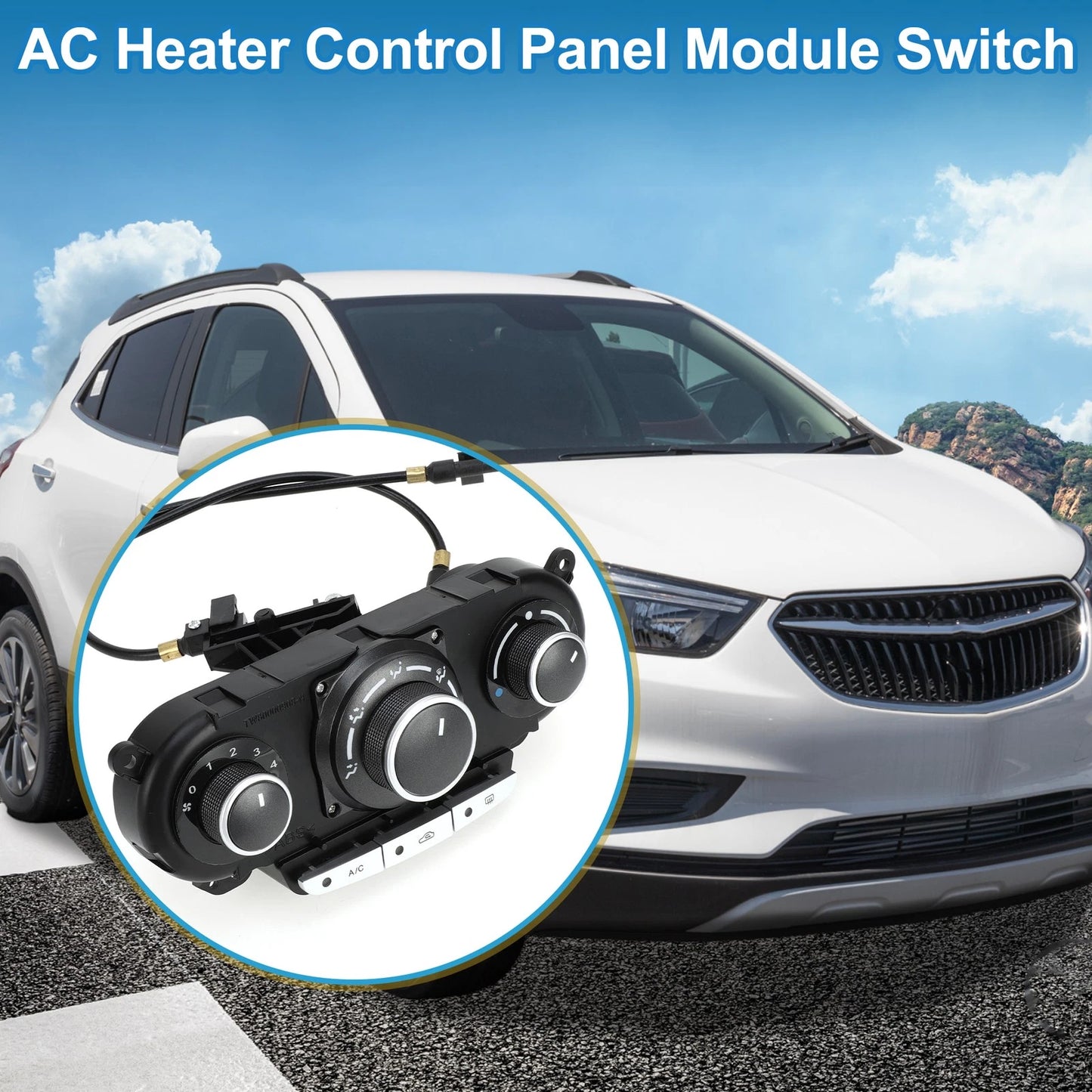 HVAC A/C Heater Climate Control Panel for Buick Excelle (2008–2015)