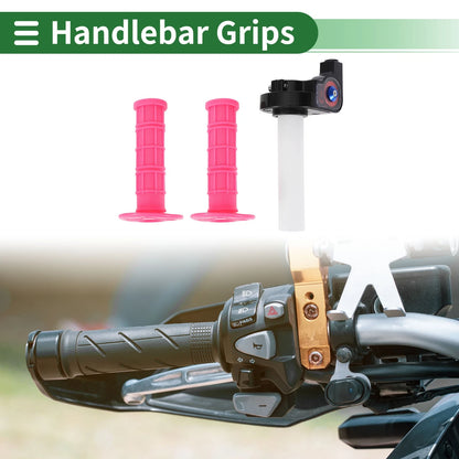 End Grips / 7/8" 22mm / Rubber Pink for Motorcycle