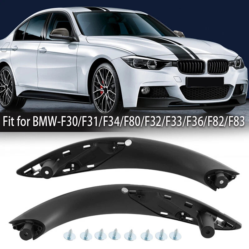 Front Left & Right Inner Trim Door Pull Handles for BMW F30 F80 F31 (2012-2019)