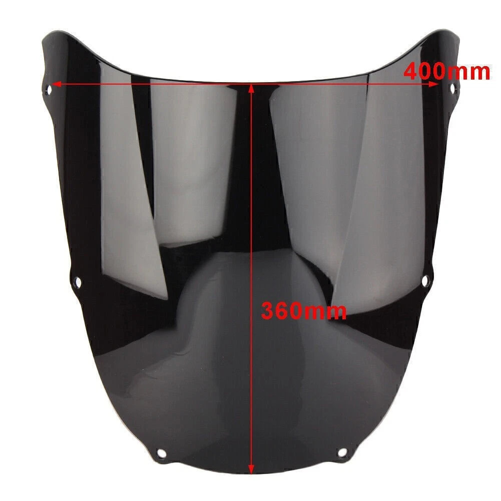 Front Windshield for Kawasaki ZX6R 1998-1999 White Windproof Screen