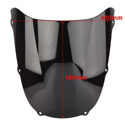 Front Windshield for Kawasaki ZX6R 1998-1999 White Windproof Screen