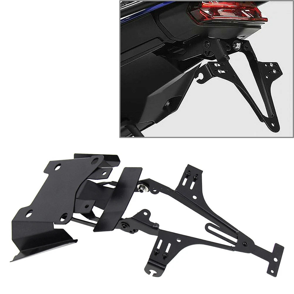 Adjustable CNC Rear License Plate Holder for Yamaha Tenere 700 (2019-2023)