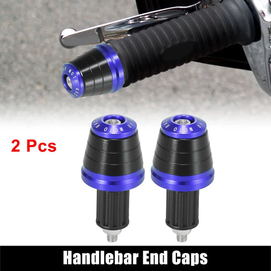 2 x Hand Grips End Caps Plug Bar for Motorcycle