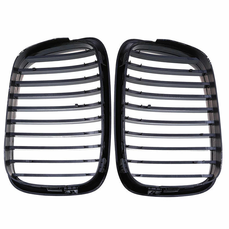 Gloss Black Kidney Grille Cover for BMW E39 525 528 530 535 M5 (1997-2003)