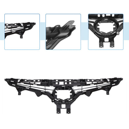 Front Bonnet Bumper Grille for Toyota Camry SE 2021-2022 Black