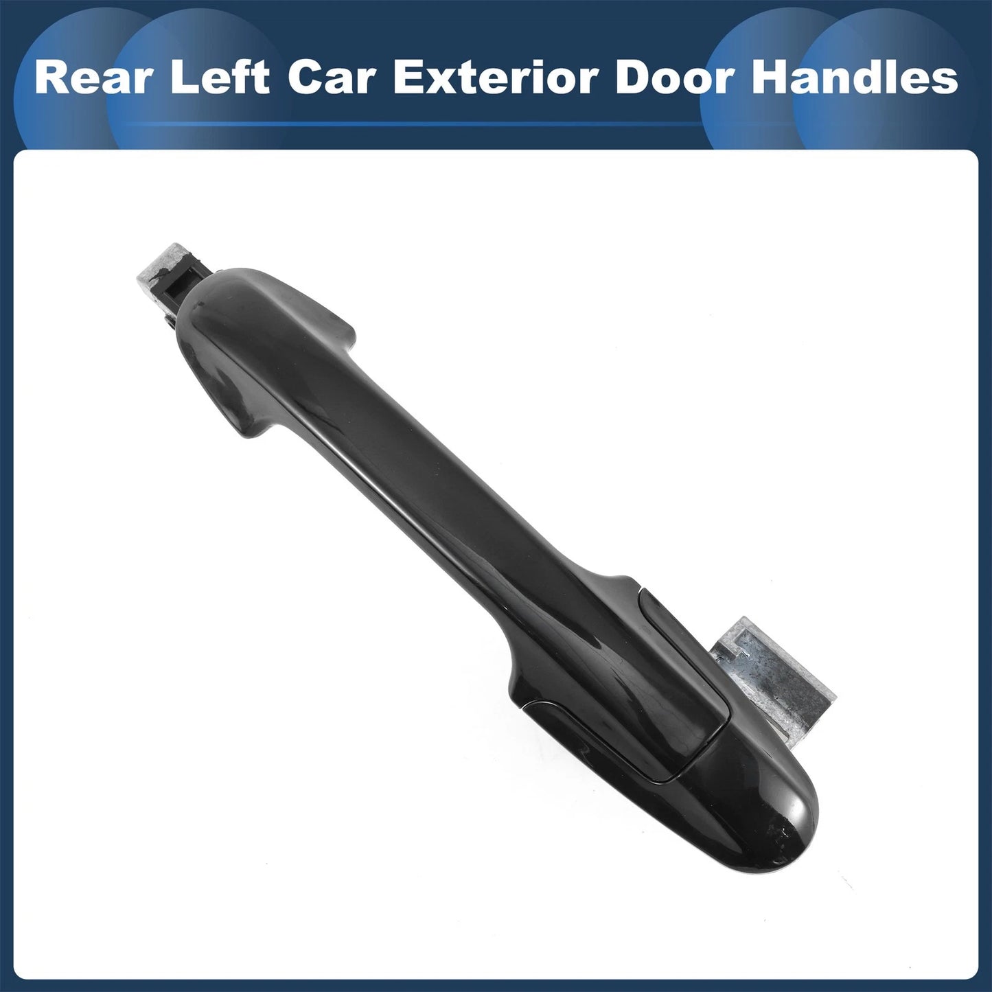 Rear Left Exterior Door Handle for Honda Accord (2003-2007) - Black