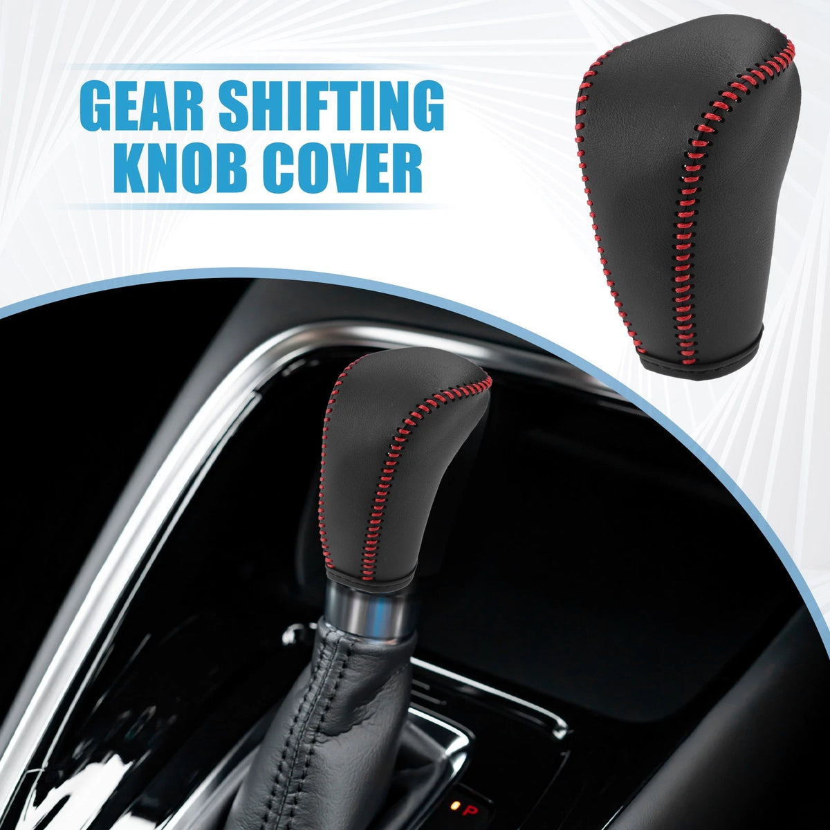 Nissan TEANA Gear Shifting Knob Cover Trim Black Red (2008-2012)