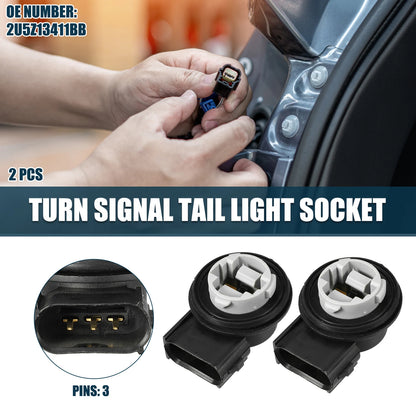 2 x Turn Signal Tail Light Sockets for Ford F-250 (2004-2007)