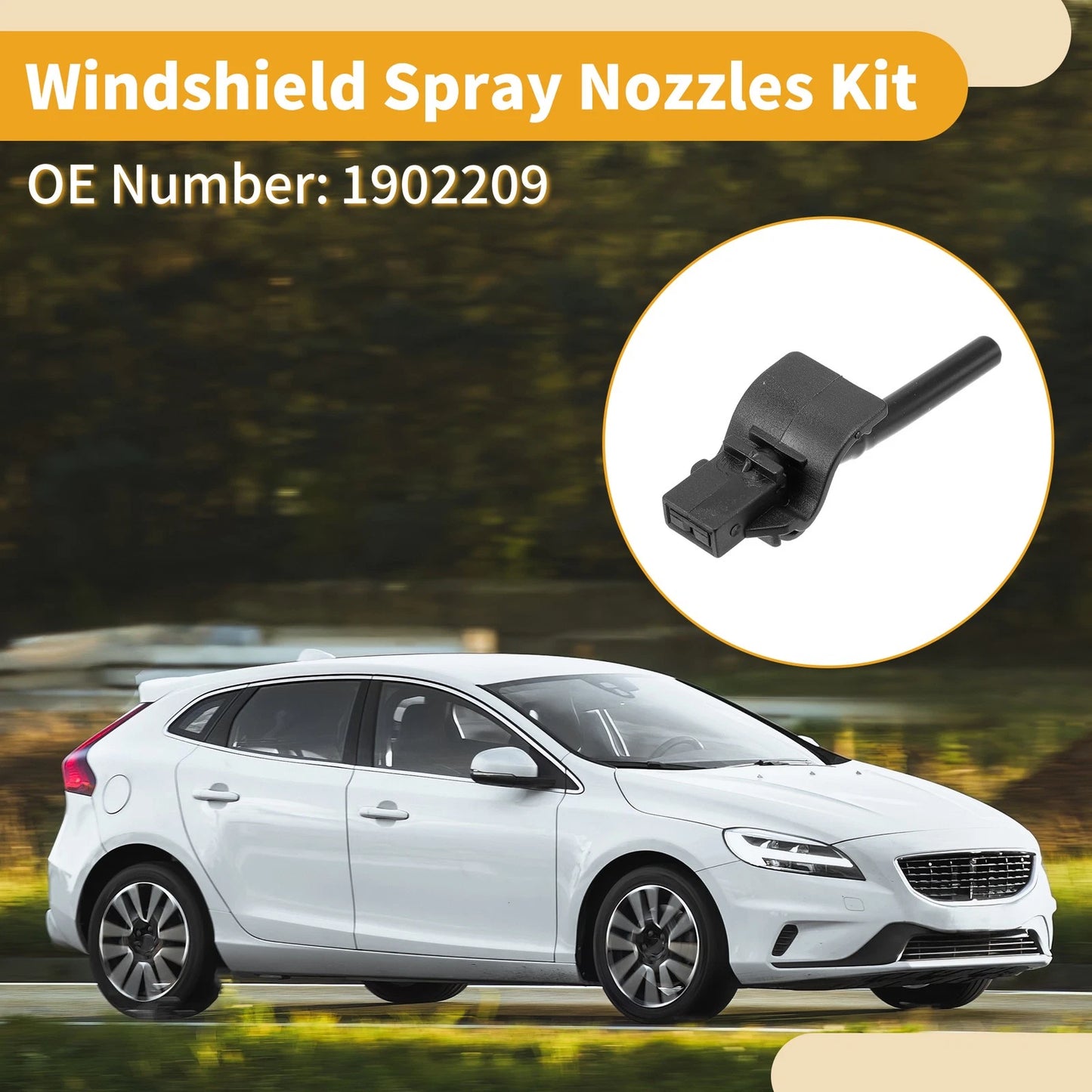Windshield Washer Nozzle Kit  for Ford Ranger (2015)