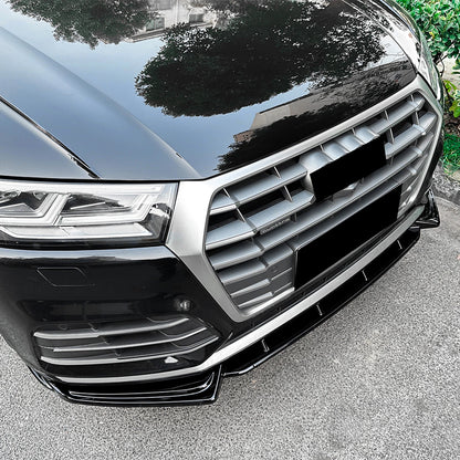 Bumper Splitter Lip for Audi Q5 FT Sline (2018-2020) Gloss Black