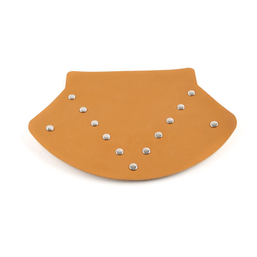 Rear Fender Mud Flap Cover PU Leather Orange for Harley Touring Sportster 883XL