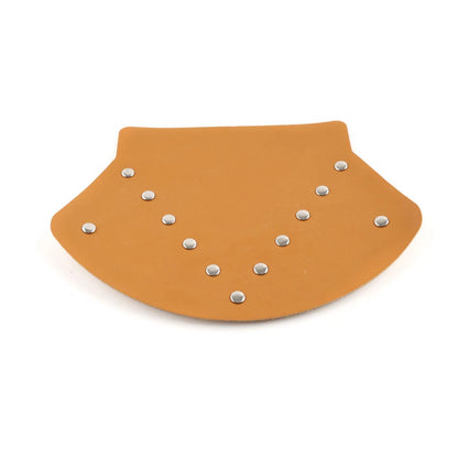 Rear Fender Mud Flap Cover PU Leather Orange for Harley Touring Sportster 883XL