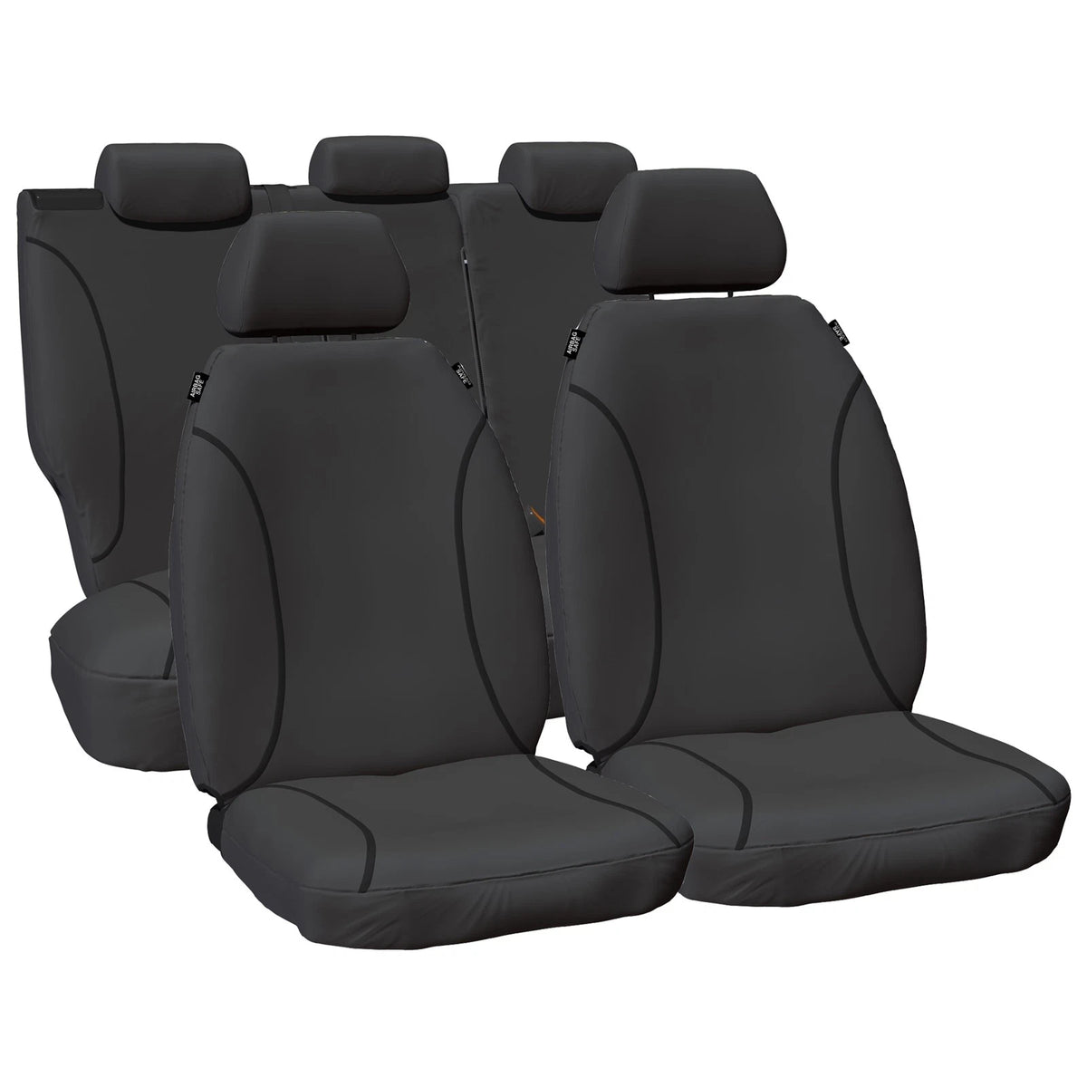 Front & Rear/Custom Canvas Car Seat Covers/for Hilux GGN25 KUN26 4WD(2008–2015)