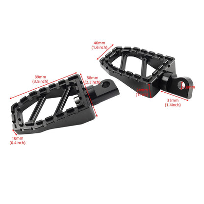 Mini Serrated Foot Pegs for Harley Touring Softail Sportster Dyna