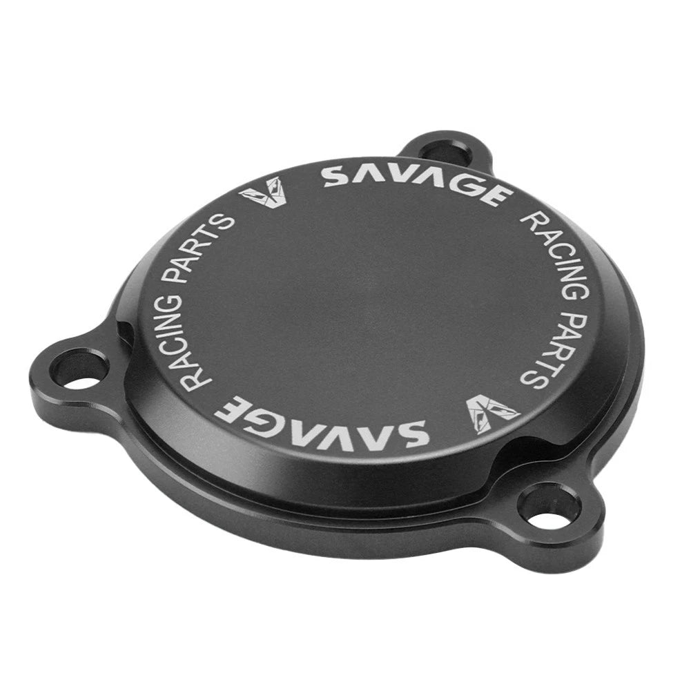 Engine Oil Filter Cover Cap Black for KAWASAKI KLX 140 140L 2018-2023