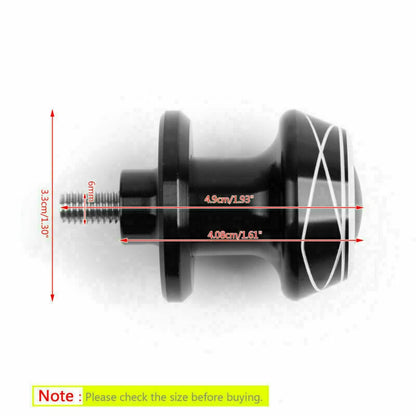 2 x CNC Vibration Damper Swing Arm Spools for Universal