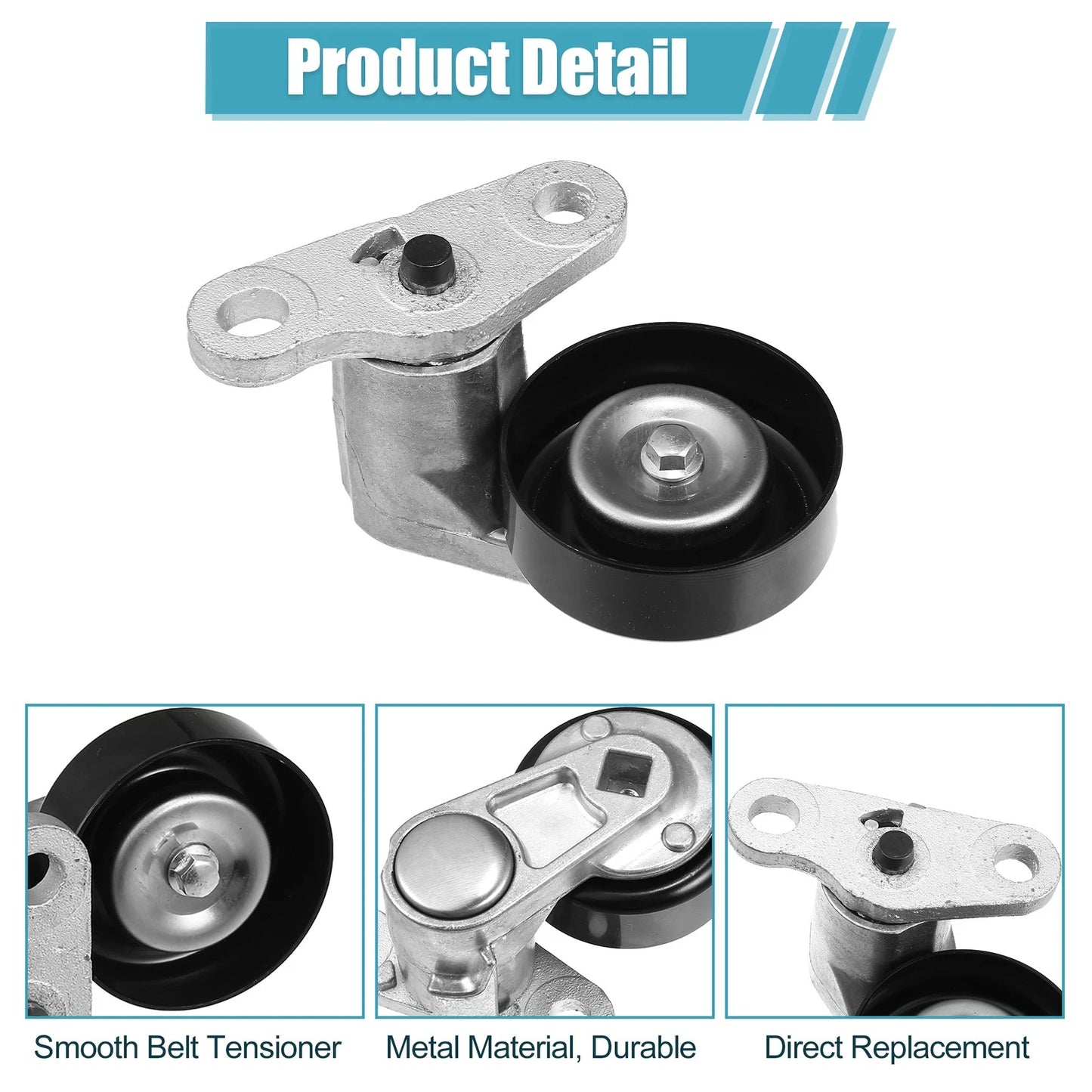 Drive Belt Tensioner Pulley for Cadillac, Chevy Silverado, GMC