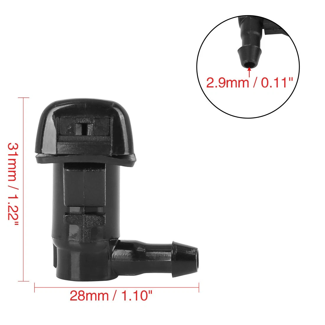 Windshield Washer Nozzle Sprayer for Toyota Tacoma (2000-2004)
